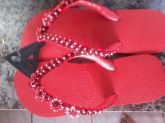 Chinelos Havaianas com Miçangas Cod: 000015